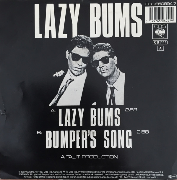 Lazy Bums Lazy Bums Vinyl (7", 45 RPM, Single, Stereo