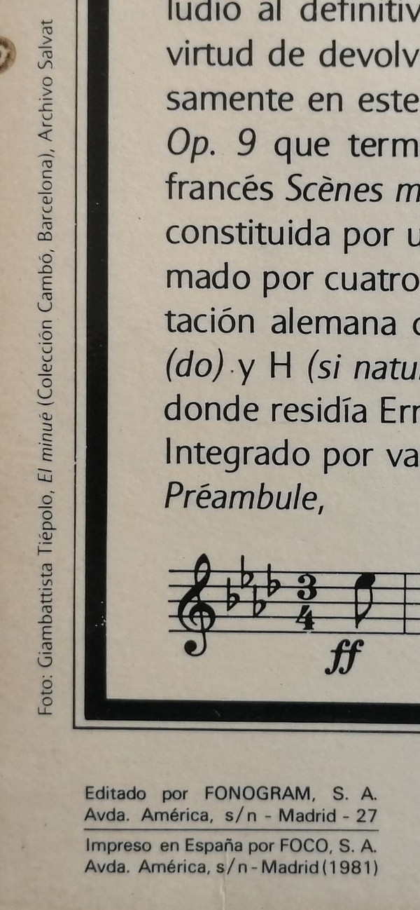 Robert Schumann Carnaval, Op. 9 / Escenas De Niños, Op. 15 Vinyl (LP, Compilation Robert Schumann Carnaval, Op. 9 / Escenas De Niños, Op. 15 Vinyl (LP, Compilation