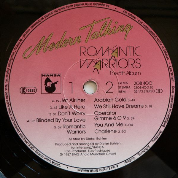 Modern Talking | Romantic Warriors - The 5th Album | Vinyl