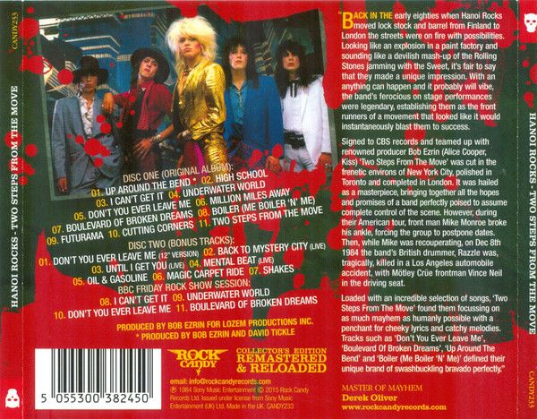 Hanoi Rocks | Two Steps From The Move | 2xCD (Album, Reissue