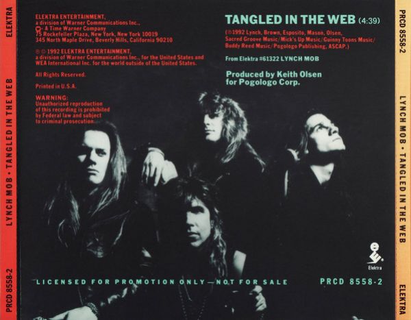 Lynch Mob (2) | Tangled In The Web | CD (Single, Promo