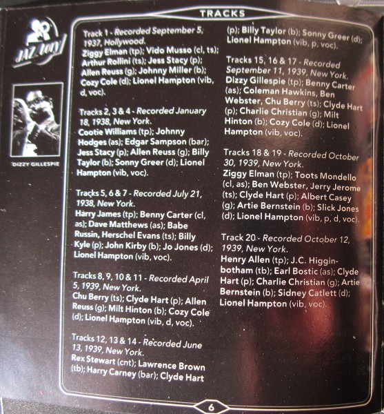 Lionel Hampton AllStar Sessions Volume 2 CD