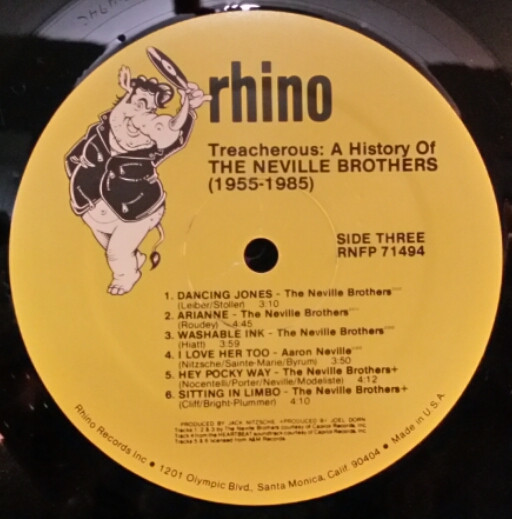 The Neville Brothers Treacherous A History Of The Neville Brothers