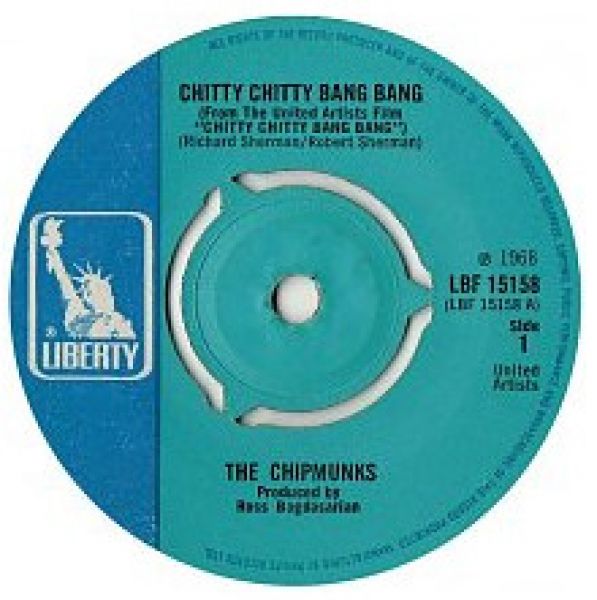The Chipmunks | Chitty Chitty Bang Bang | Vinyl (7", 45 RPM, Single