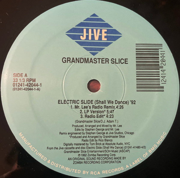 Grandmaster Slice Electric Slide (Shall We Dance) '92 Vinyl (12