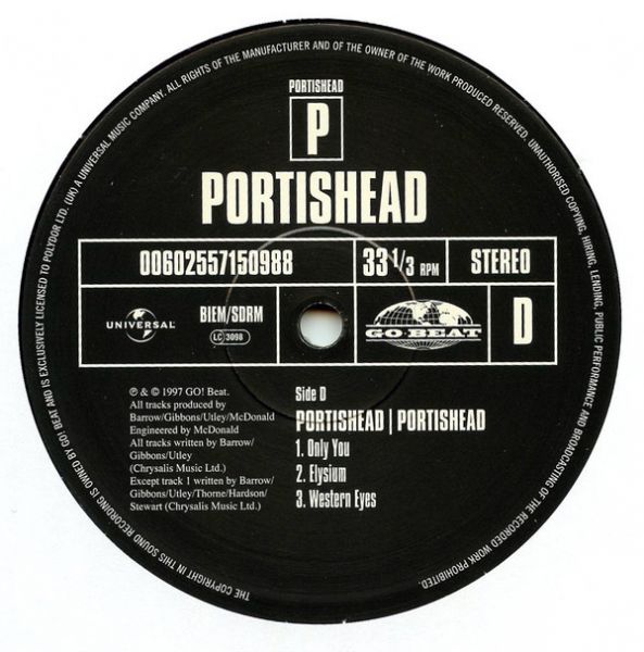 Portishead ポーティスヘッド LPレコード PORTISHEAD - Portishead
